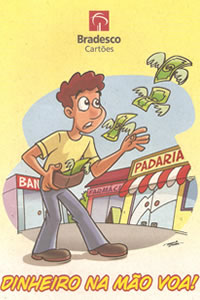 Dinheiro na mão voa!